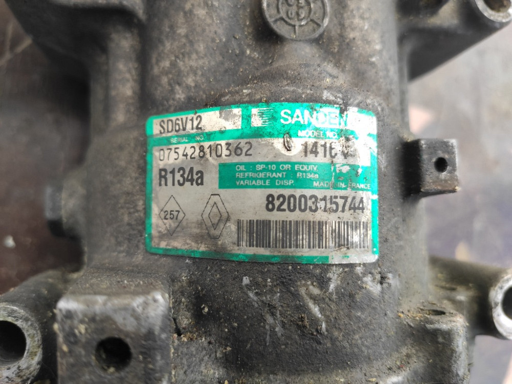 Компресор кондиціонера Renault Kangoo 1.5 dci 2003-2007 (8200315744) Ковель - изображение 4