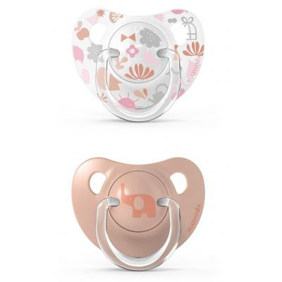 Пустышка Suavinex Memories Истории малышей 6-18 мес. 2 шт. оранжевая (307155) Винница - изображение 1