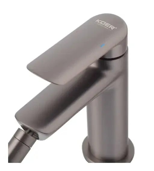 Змішувач для біде Koer KB-20028-07 латунний графітовий колір (KR5304) Чернівці - фото 4