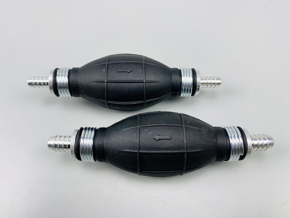 Ручний насос для перекачування рідини з клапаном масло-бензостійка гума алюмінієві наконечники d=8 мм Мукачево - фото 8