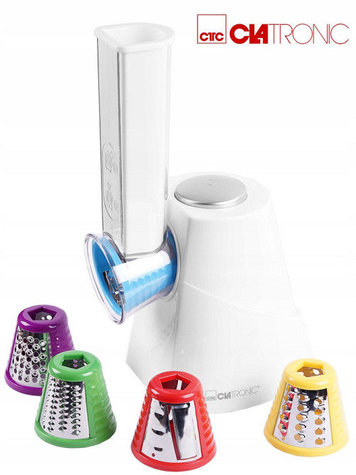 Електрична Овочерізка багатофункціональна 5 насадок Clatronic МЕ (3604) Нововолинськ - фото 2