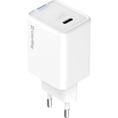 Зарядний пристрій ColorWay GaN Mini 45W PD Port PPS USB-C white (CW-CHS057PD-WT) Вінниця - фото 9