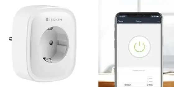 Смарт-розетка Teckin SP22 WiFi 16A 3680 Вт, Smart Life/Tuya, Alexa/Google Home, таймер, энергомониторинг Киев