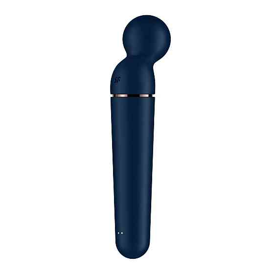 Вібромасажер Satisfyer Planet Wand-er Blue/Rosegold, дуже потужний, бездротовий Sex Aura Київ