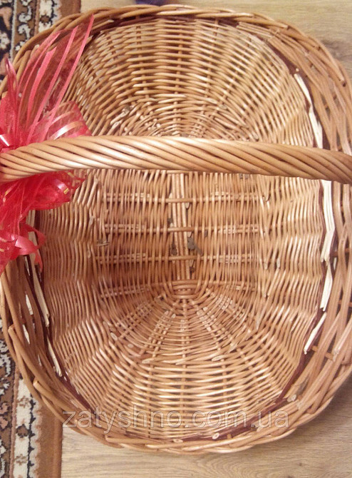 Плетеная корзина под камин середняя Киев - изображение 6