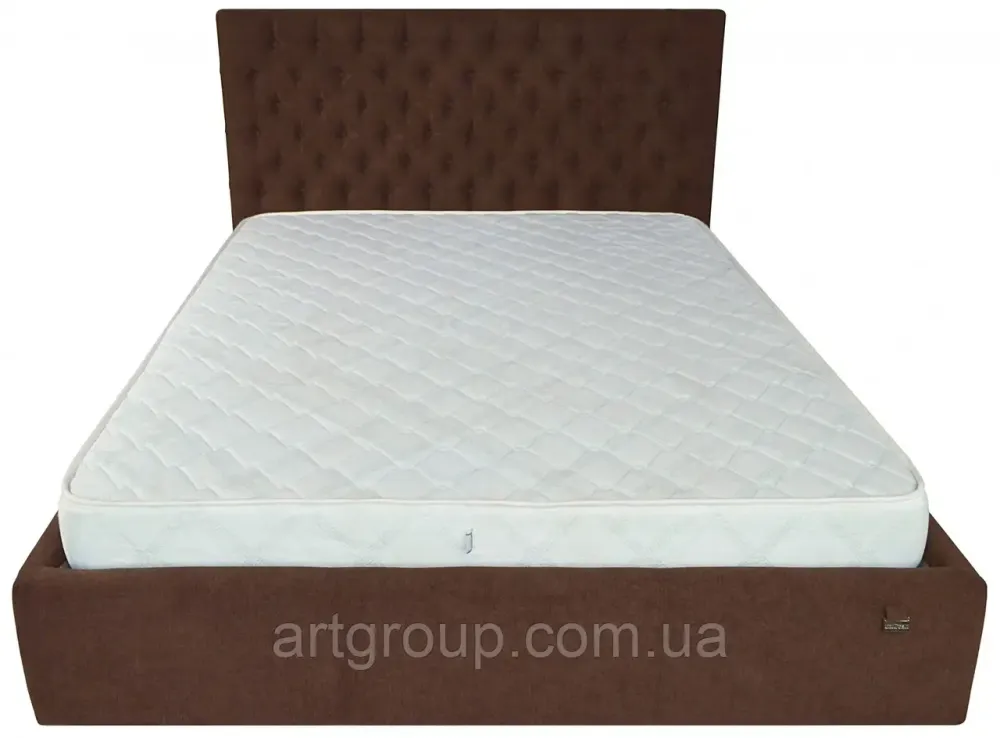 Ліжко Cambridge Comfort 120 х 200 см Місті Chocolate З підйомним механізмом та нішою для білизни Темно-коричневий Дніпро - фото 16