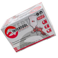 Пистолет покрасочный HVLP d-1.4 с верх. пласт. бачком 600мл RED PROF Мукачево - изображение 6