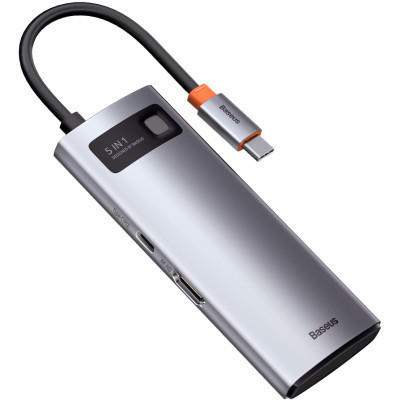 Концентратор Baseus USB3.1 Type-C to USB Type C PD 100W/HDMI 4K 60 Hz/3*USB 3.2 Gen1/ 5in1 (CAHUB-CX0G) Вінниця - фото 10
