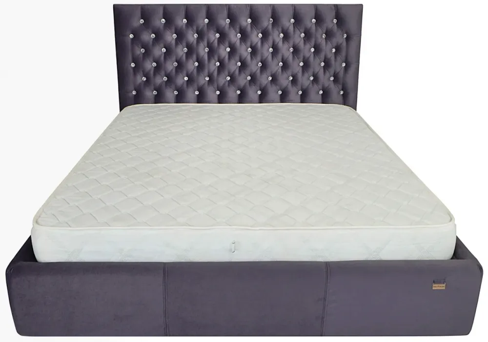 Кровать Двуспальная Cambridge VIP 180 х 200 см Missoni 022 С1 С дополнительной металлической цельносварной рамой Фиолетовый Киев - изображение 2