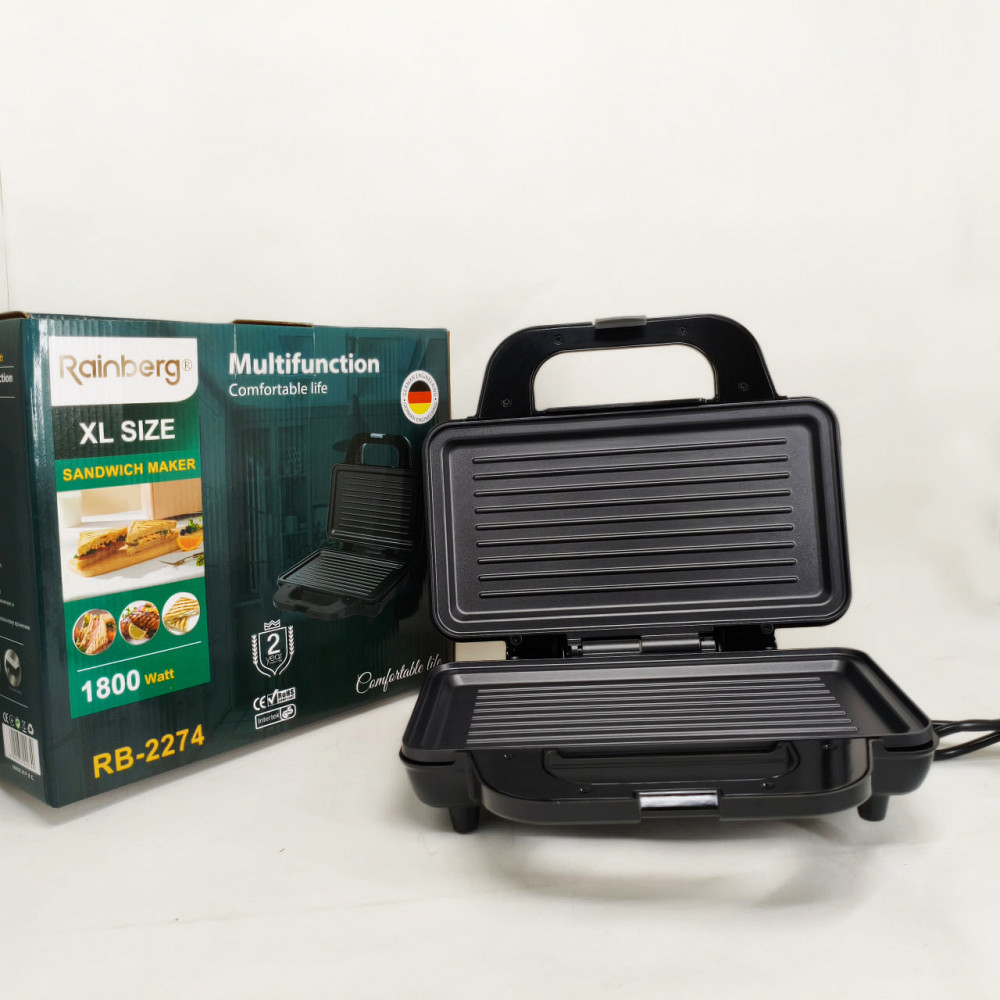 Гриль для приготування різних страв, Універсальний гриль для їжі, Бутербродниця побутова YE-25 Львів - фото 9