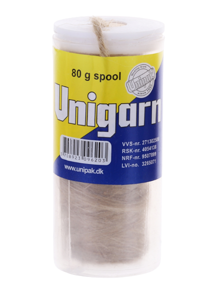 Пакля (лен сантехнический) катушка в контейнере 80г Unipak Харьков - изображение 2