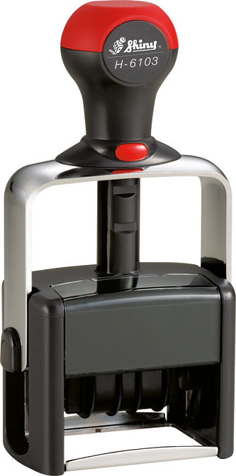 Датер металевий, з вільним полем 30х50мм Київ - фото 1