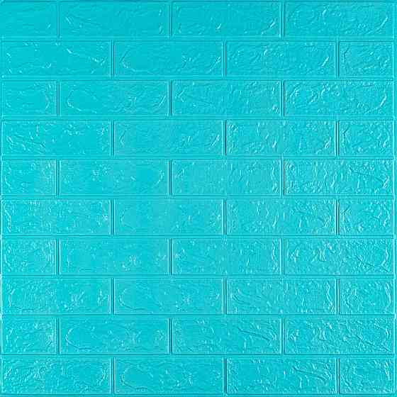 3D панель самоклеющаяся700х770х3мм кирпич Бирюза (002-3) SW-00000573 Киев