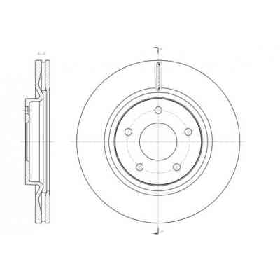 Гальмівний диск REMSA 61580.10 Вінниця