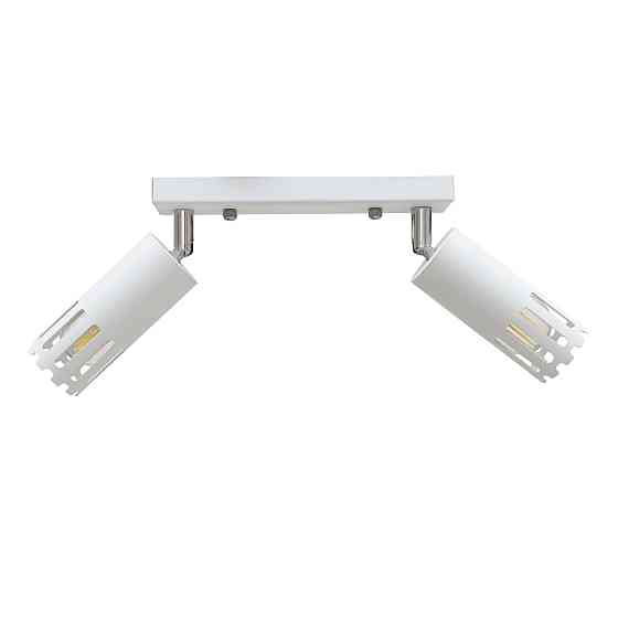 Светильник потолочный MSK Electric Teramo спот поворотный на два плафона белый NL 180501-2 WH Одесса