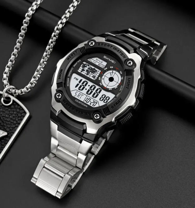 Часы мужские наручные Skmei 2473 Серебристый Винница - изображение 5