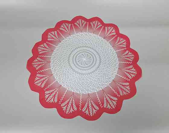 Серветка для квітів діаметром 50 см з рис, 100 шт No 333 (8) (100 шт.) Харків