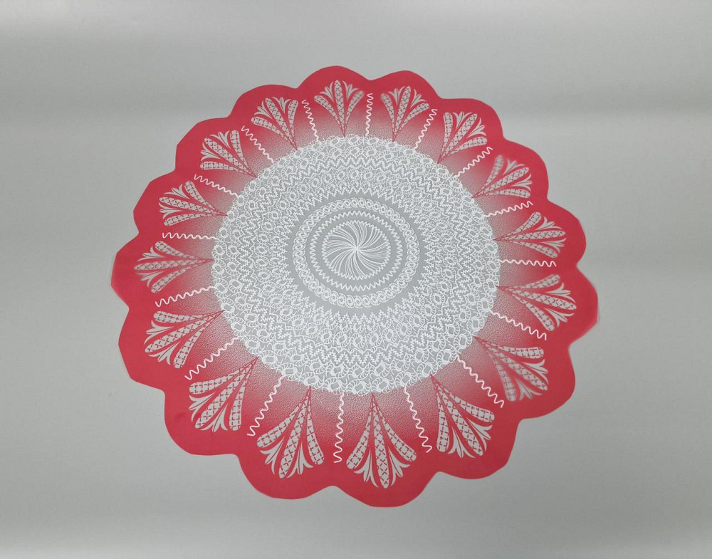 Серветка для квітів діаметром 50 см з рис, 100 шт No 333 (8) (100 шт.) Харків - фото 2