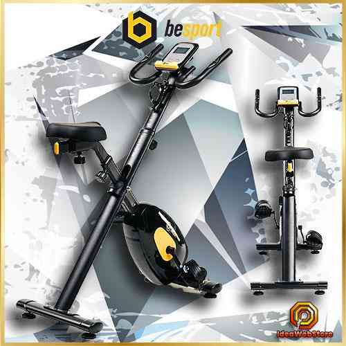Складаний домашній велотренажер Besport до 130 кг із системою магнітного опору Велотренажер для схуднення Київ