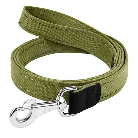 Повідець для собак бавовняна тасьма CoLLaR Брезент (ширина 35мм, довжина 1000см) Київ