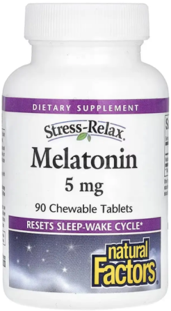 Мелатонін MeNatural Factors latonin 5mg 90 таб Київ