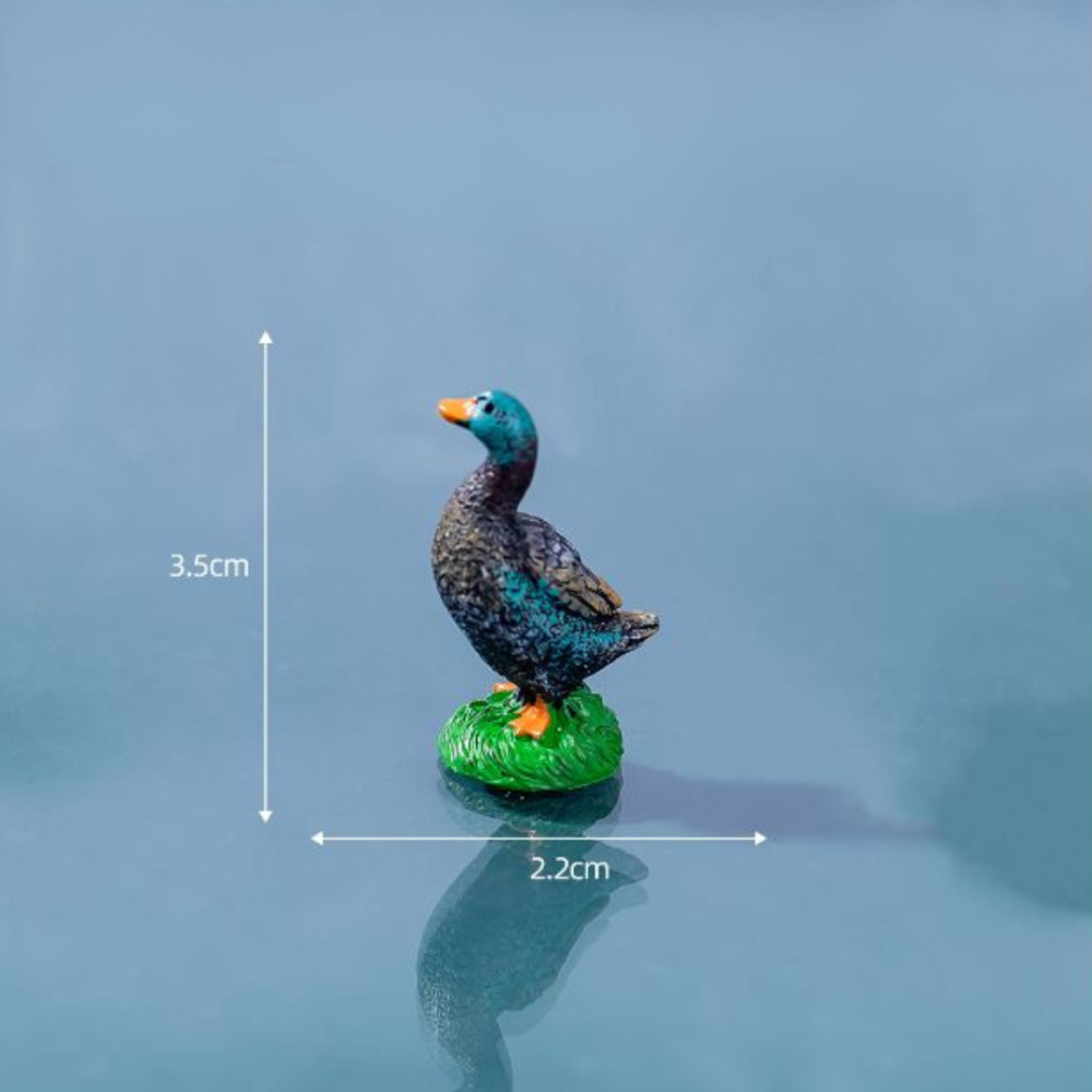 Набор фигурок Утки Мандаринки из серии Пруд для миниатюры, макета, флорариума, микроландшафта, песочного стола Одесса - изображение 6