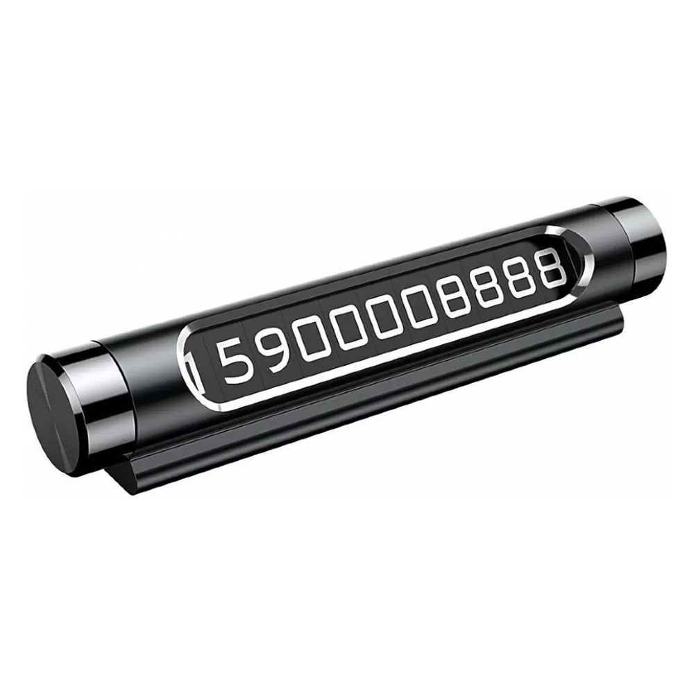 Автовизитка (парковочная автомобильная табличка) Baseus Metal Temporary Parking Number Card ACNUM-01 (Черная) Николаев - изображение 1