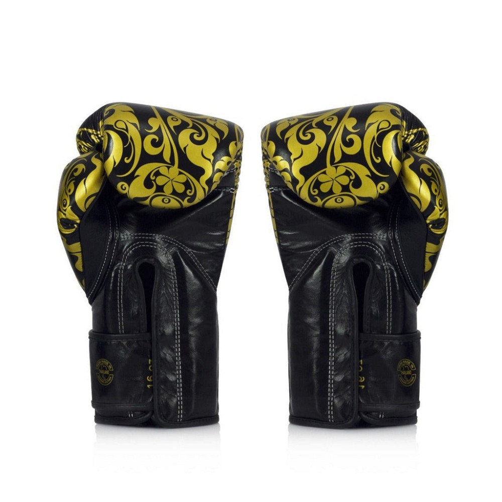 Боксерські рукавиці Fairtex BGVG2 Velcro Black 14 унцій (бинти в комплекті) Кам'янське - фото 3