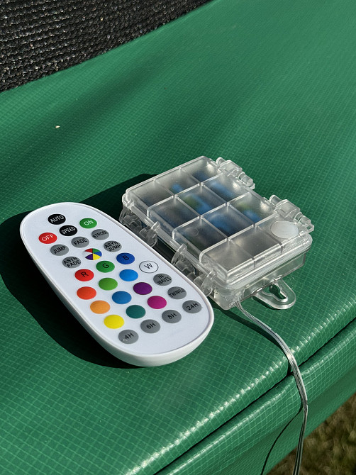 Батут WCG 366 см із внутрішньою захисною сіткою та LED підсвіткою 12FT (W-1204) Київ - фото 5