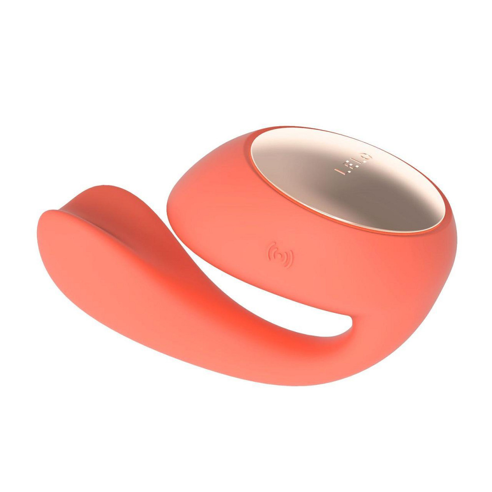 Смарт-вібратор LELO Ida Wave Coral Red, вагінально-кліторальний, технологія WaveMotion, 2 мотори Sex Aura Київ - фото 1