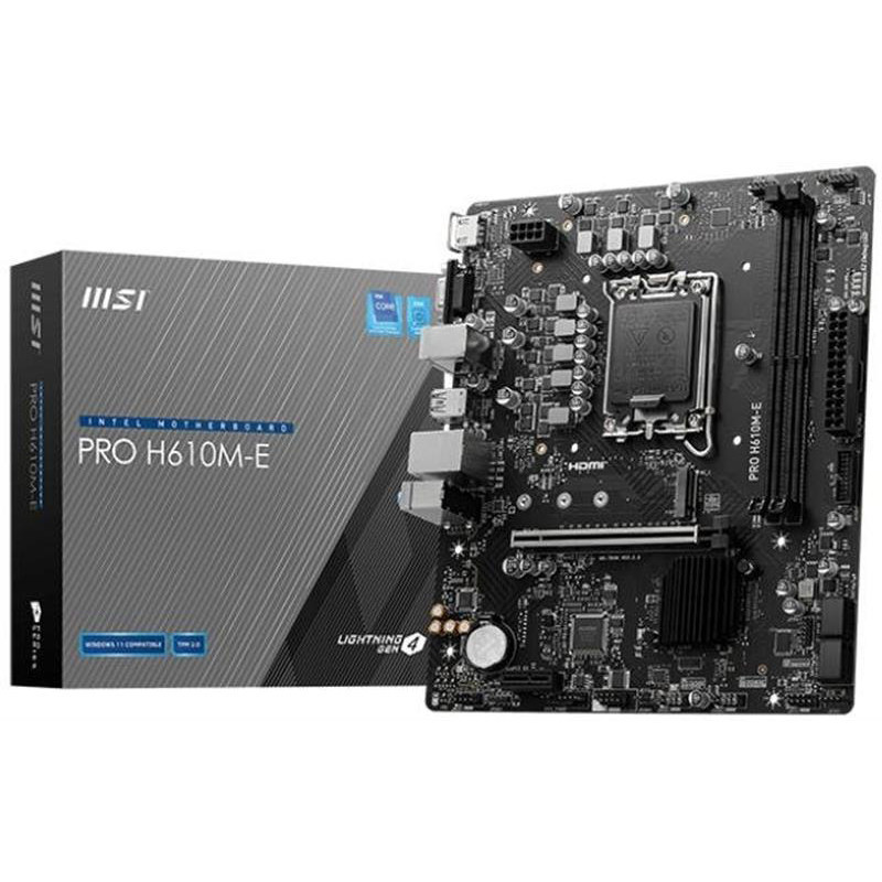 Материнська плата MSI Pro H610M-E Socket 1700 Харьков - изображение 4