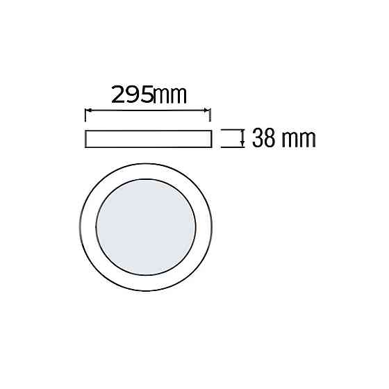 Світильник накладний "CATALINA-36 3CCT" 36W белій Одеса