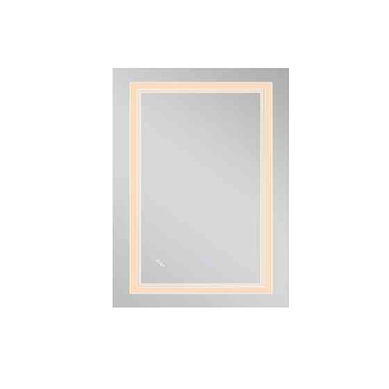 Зеркало Qtap Cardinal 600х800 с LED-подсветкой Touch, с антизапотеванием, с диммером, рег. темп. цвета (3000-6500K) QT0478C6080 Киев