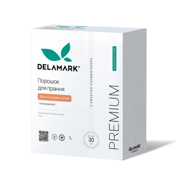 Пральний порошок Royal Powder Color з ефектом кондиціонера DeLaMark 1 кг Винница