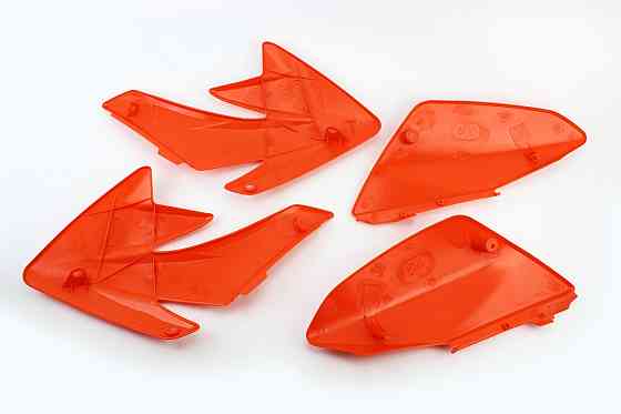 пластик - ВЕСЬ к-кт деталей - 7од. ПОМАРАНЧЕВИЙ, Honda CRF70/KAYO CRAZY CAT 140cc/GEON X-PIT Київ