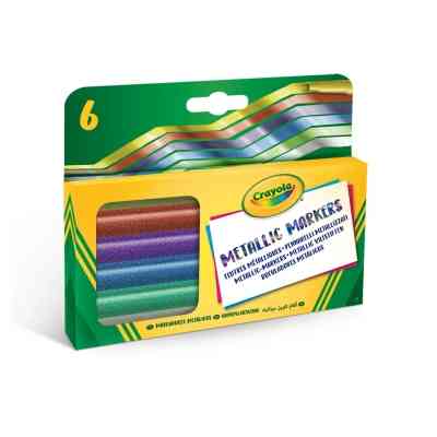 Фломастери Crayola Metallic, 6 шт (58-8828) Вінниця