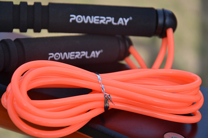 Скакалка PowerPlay 4205 Classic Plus Jump Rope Помаранчева (2,7m.) Кам'янське - фото 9