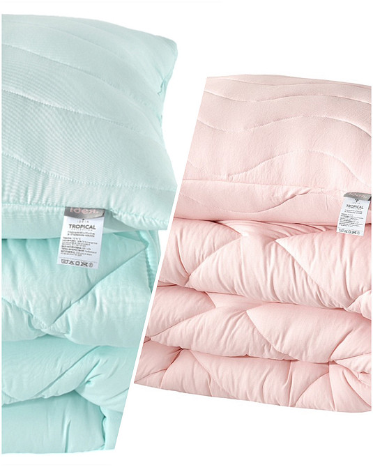 Набір IDEIA Tropical півтораспальний ковдра 140х210 см + 1 подушка 50х70 см Чернівці - фото 4