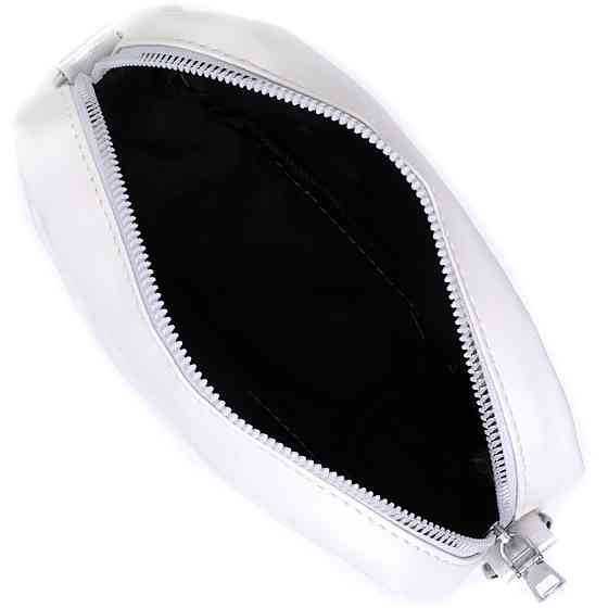 Елегантна жіноча сумка крос-боді з монетницею з екошкіри Vintage 22798 Білий Київ