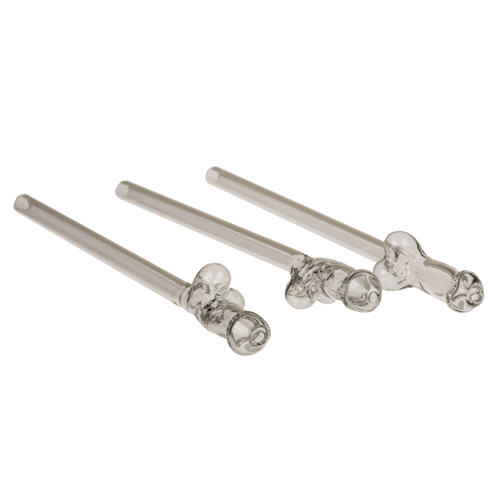Стеклянные трубочки Glass Drinking Straw Willy (в наборі 4 трубочки та щіточка) Sex Aura Киев - изображение 2