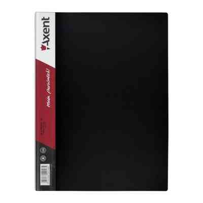 Папка с файлами Axent 60 sheet protectors, black (1060-01-А) Винница