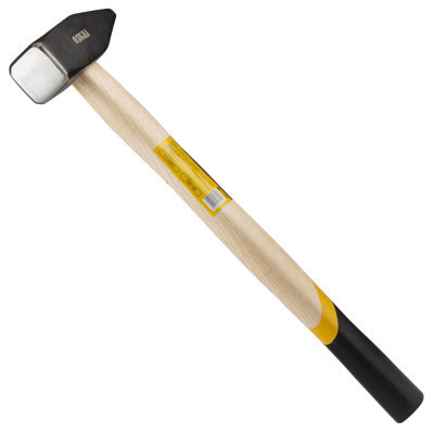 Молоток Sigma 1000г слюсарна дерев&apos;яна ручка (дуб) (4316401) Вінниця - фото 4