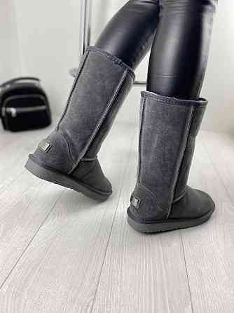 ITTS Угги женские ITTS серые натуральная замша высота 25 см (1764) Коломыя