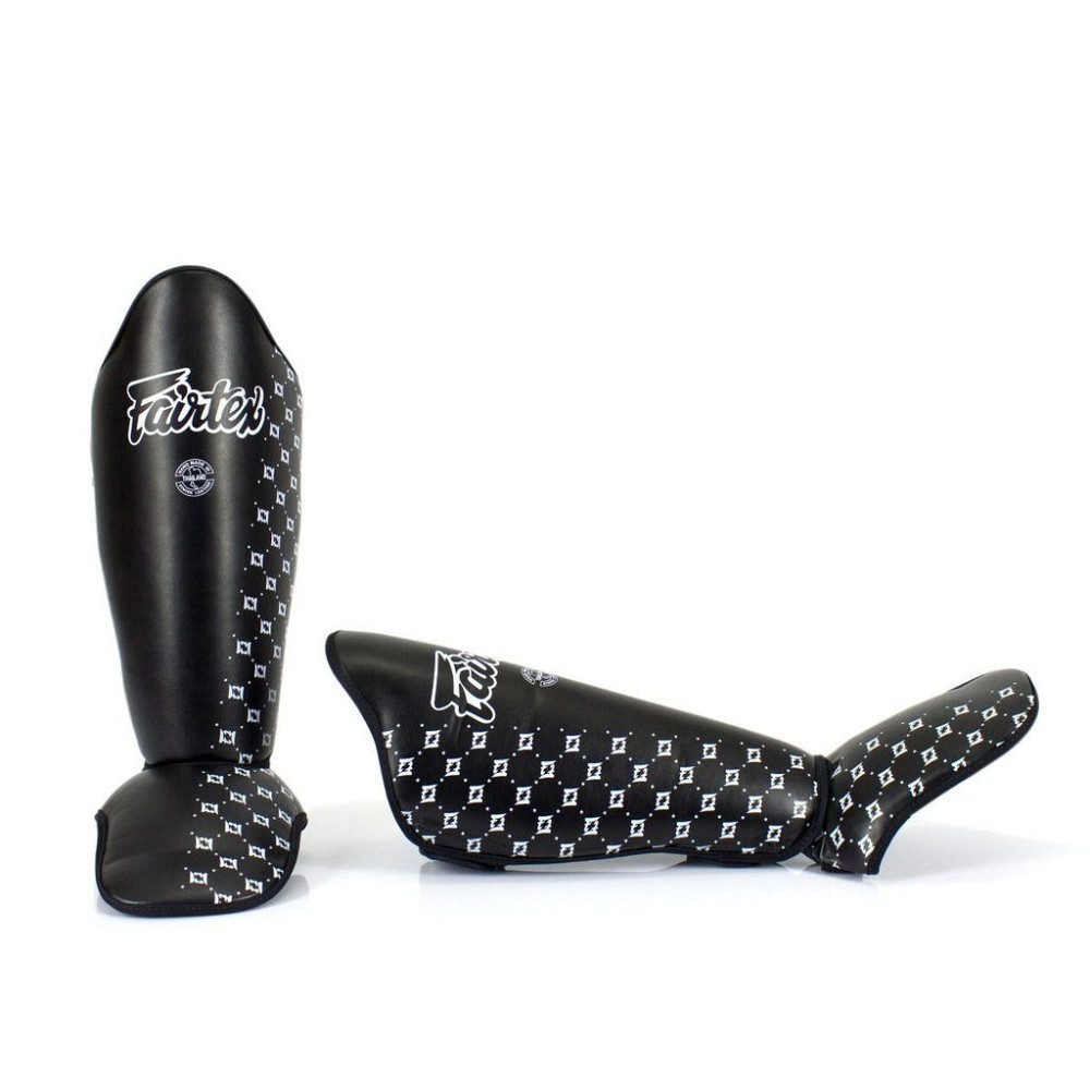 Захист гомілки та стопи Fairtex SP5 Shin Pads Black XL Кам'янське - фото 2