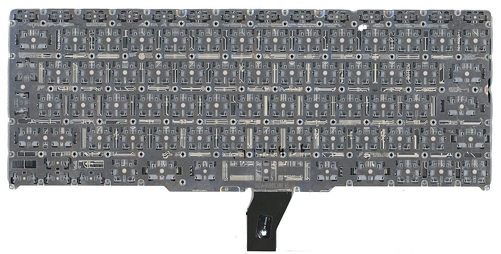 Клавиатура для ноутбука Apple MacBook Air 2011+ (A1370) с подсветкой (Light) Black, (No Frame), RU (вертикальный энтер) Вінниця - фото 3