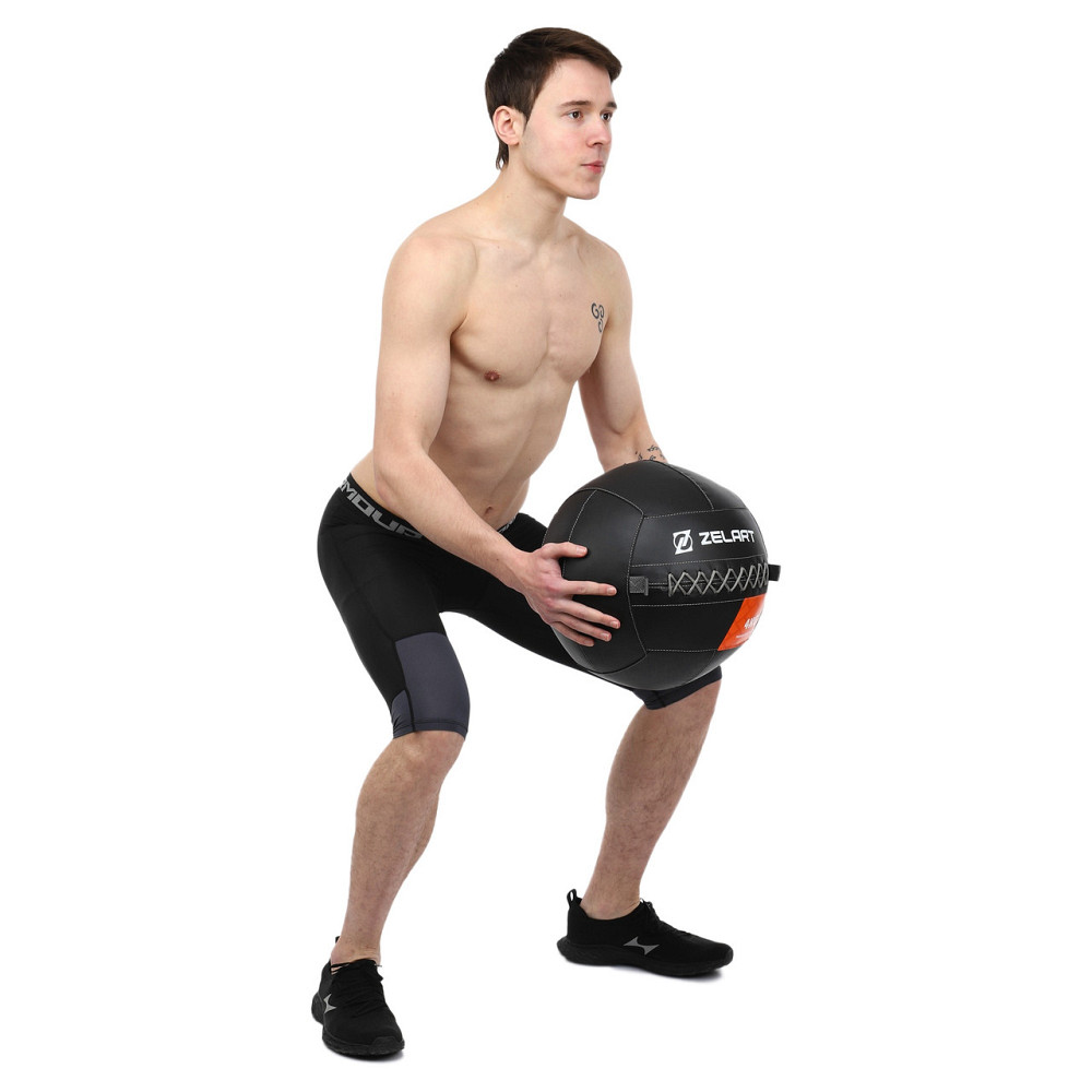 М'яч волбол 4 кг для кросфіту та фітнесу Zelart-7822-4 Київ - фото 8