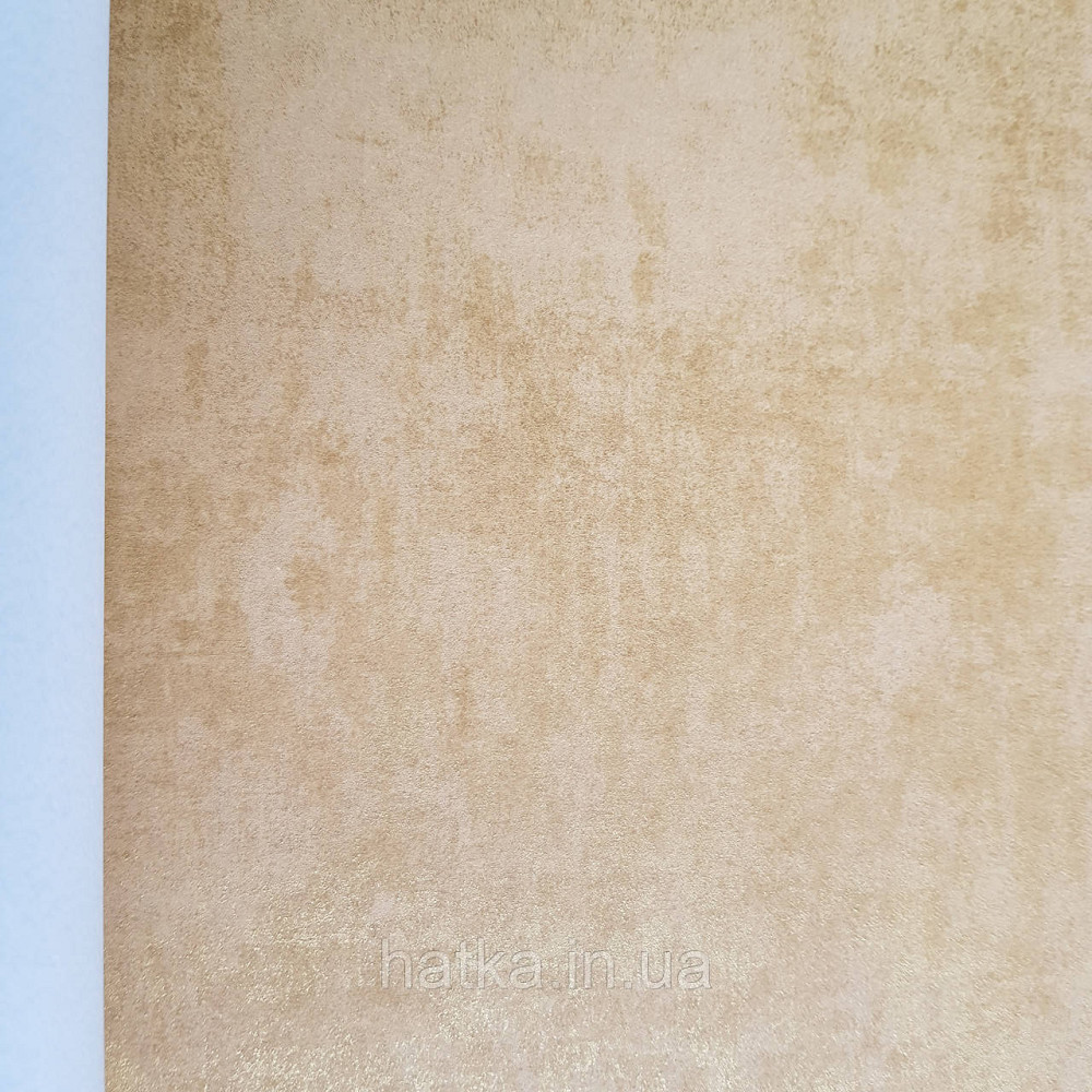 Шпалери флізелінові еко Casadeco Stone 0.53х10 під венеціанську штукатурку жовті золотисті з перламутром Київ - фото 1