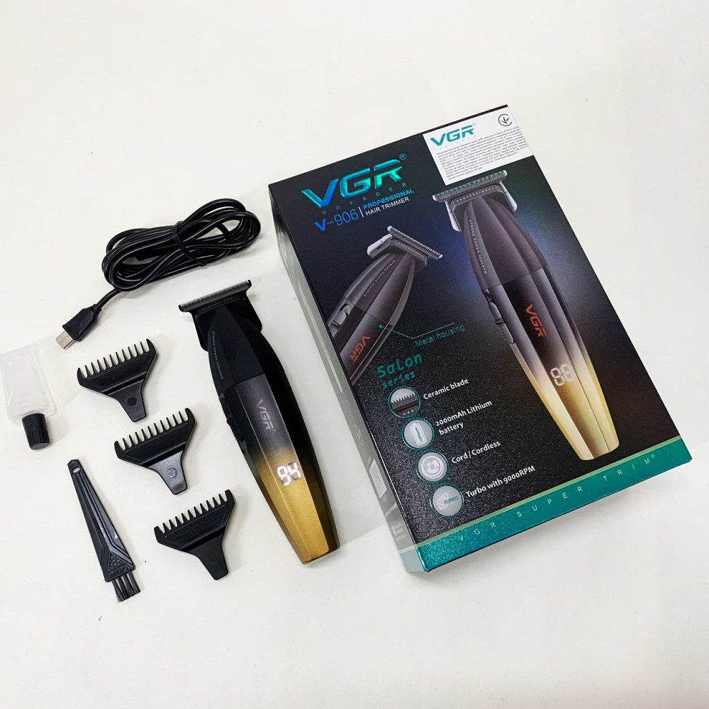 Електрична машинка для стрижки потужна VGR V-906, Електрична машинка для стрижки побутова DC-83 Львів - фото 13