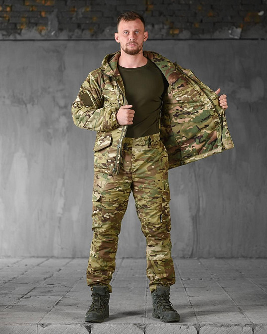 Зимний мужской костюм Горка (куртка и штаны) ВТ0542 (K7-00) Мультикам XL Киев - изображение 6