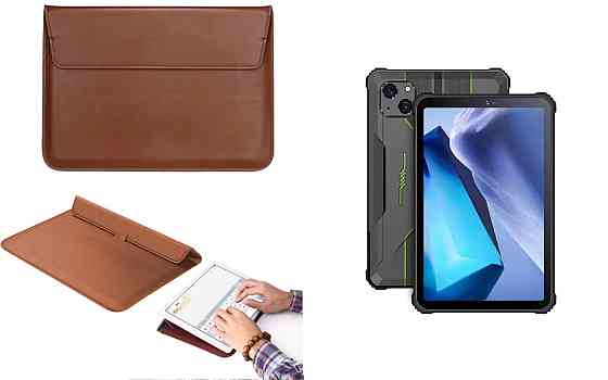 Чехол-конверт VitoCase для Oukitel RT3, Oukitel RT3 Pro, с функцией подставки для планшета Коричневый Киев